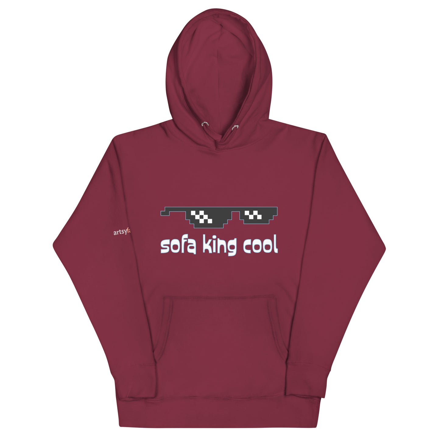sofa-king-cool-unisex-hoodie Maroon