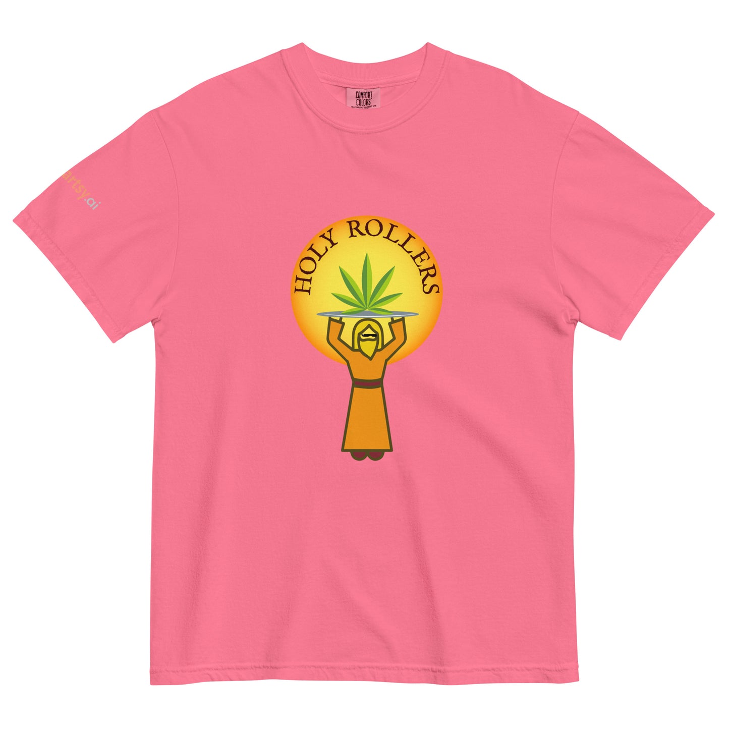 Holy Rollers Unisex garment-dyed heavyweight t-shirt-ArtsyFartsy