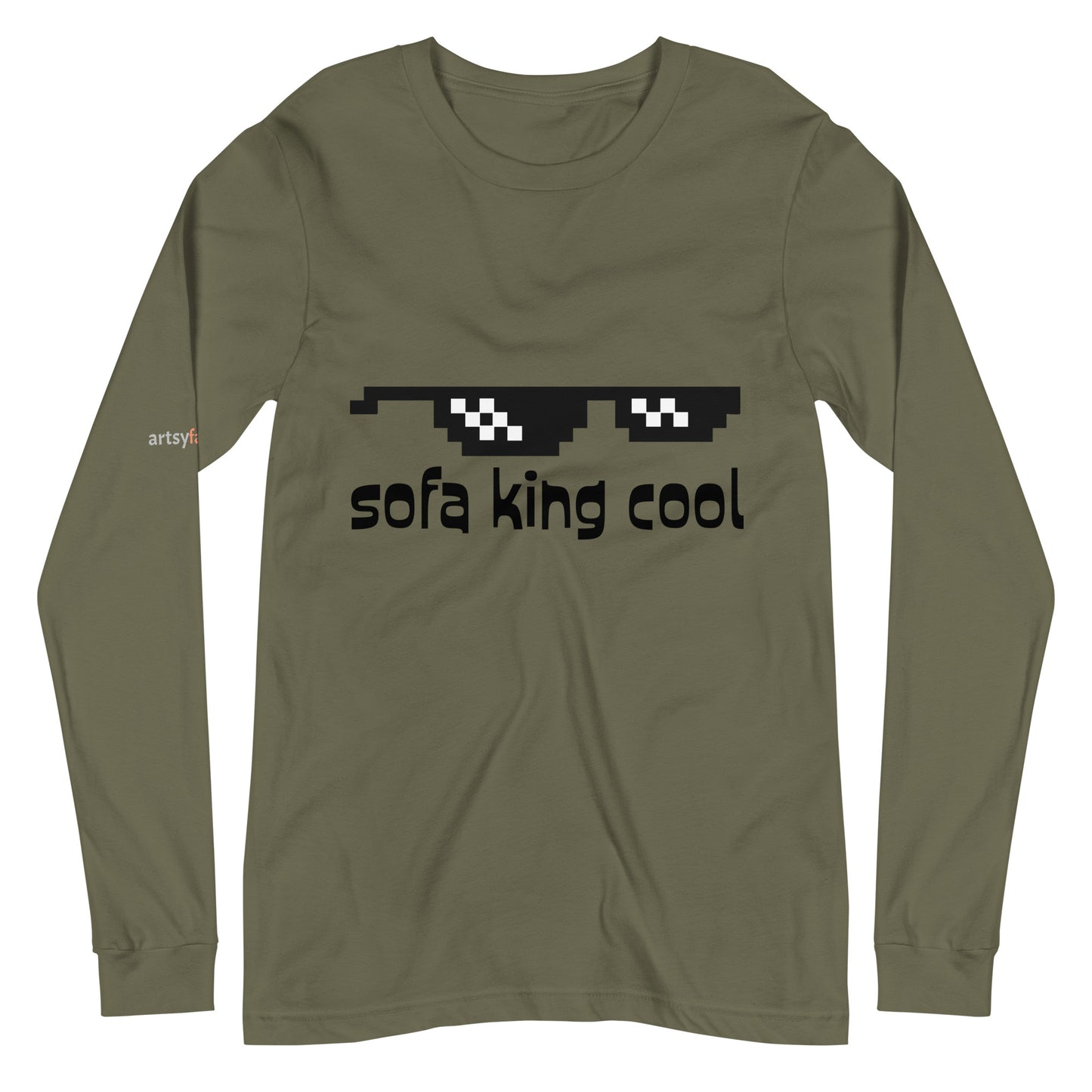 sofa-king-cool-unisex-long-sleeve-tee Red
