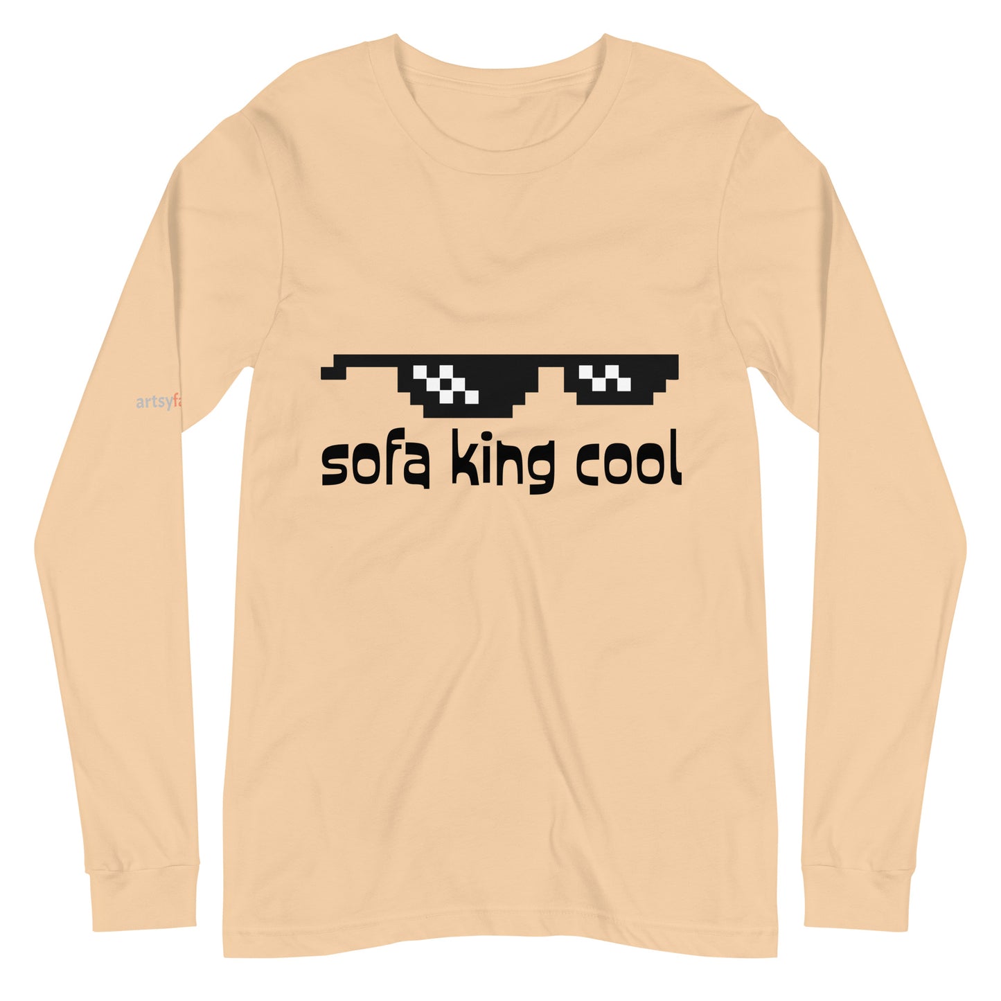 sofa-king-cool-unisex-long-sleeve-tee Heather Navy