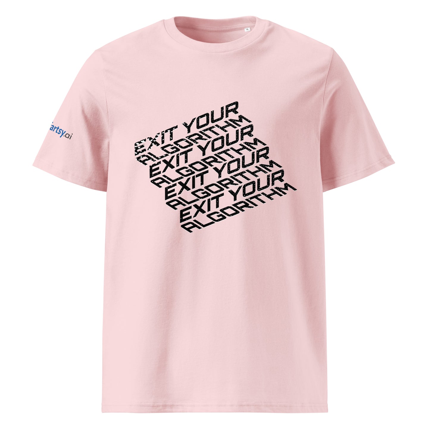 Exit your Algorithm Unisex T-shirt (steps)- Light Edition-ArtsyFartsy