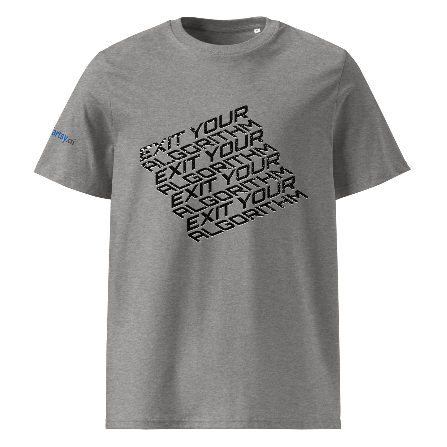 Exit your Algorithm Unisex T-shirt (steps)- Light Edition-ArtsyFartsy