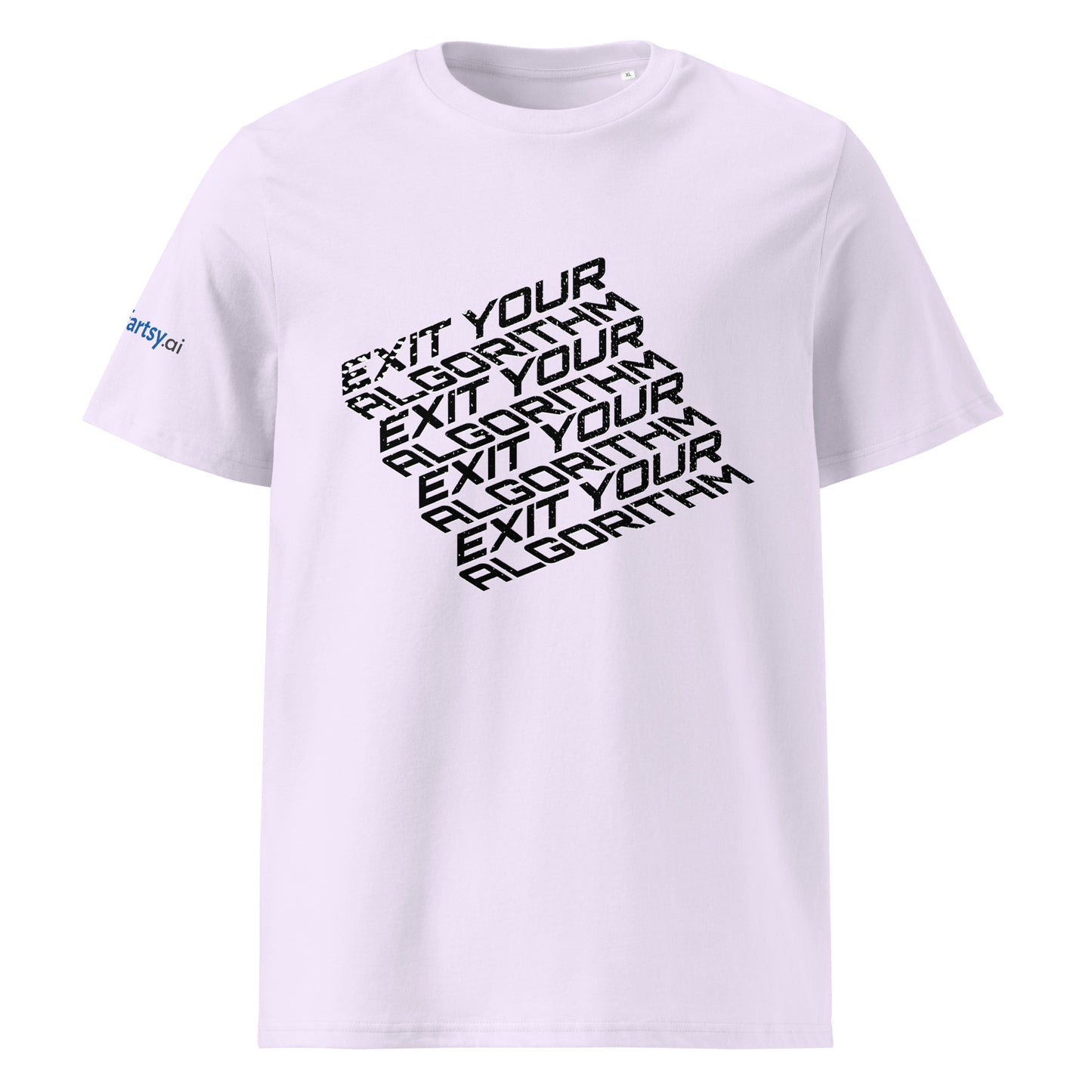 Exit your Algorithm Unisex T-shirt (steps)- Light Edition-ArtsyFartsy