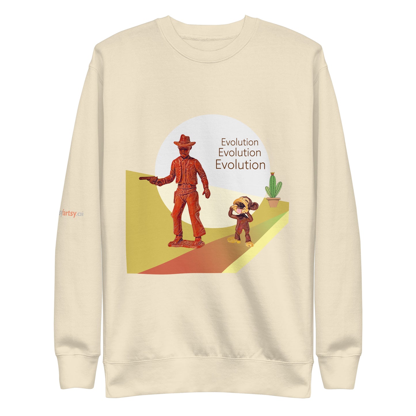 evolution-unisex-premium-sweatshirt Charcoal Heather