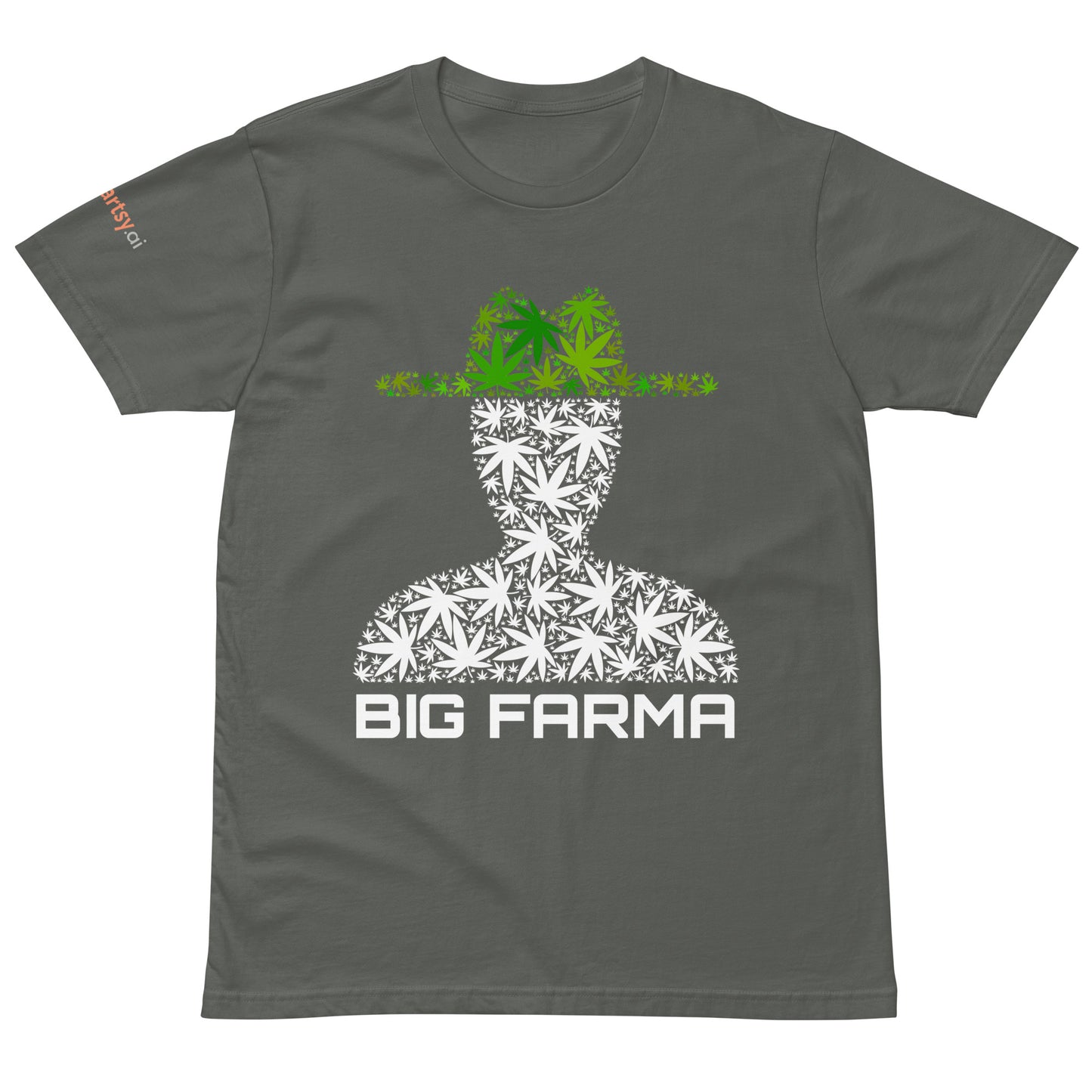Big Farma Unisex premium T-Shirt - Dark Edition-ArtsyFartsy