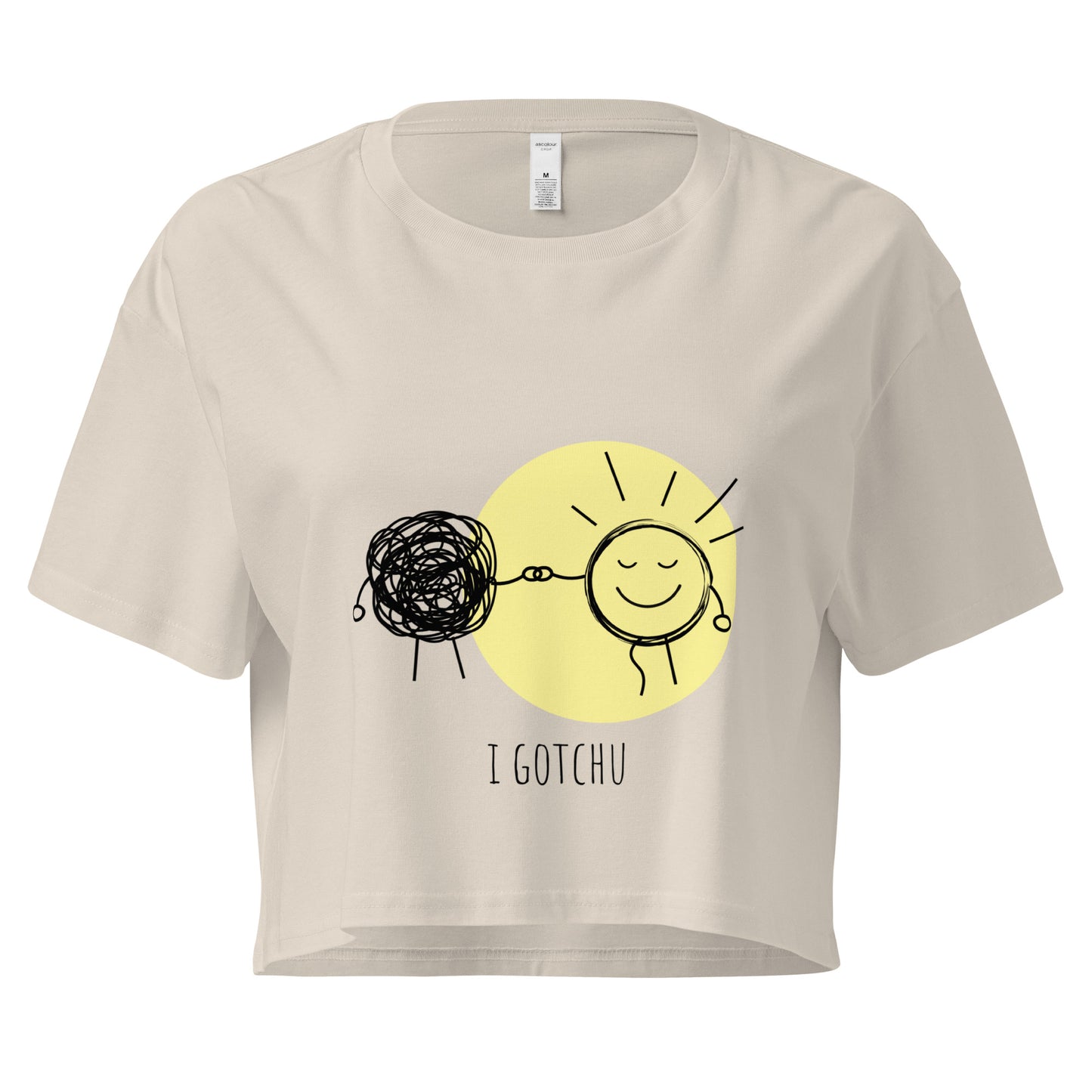 I Gotchu Women’s crop top-ArtsyFartsy