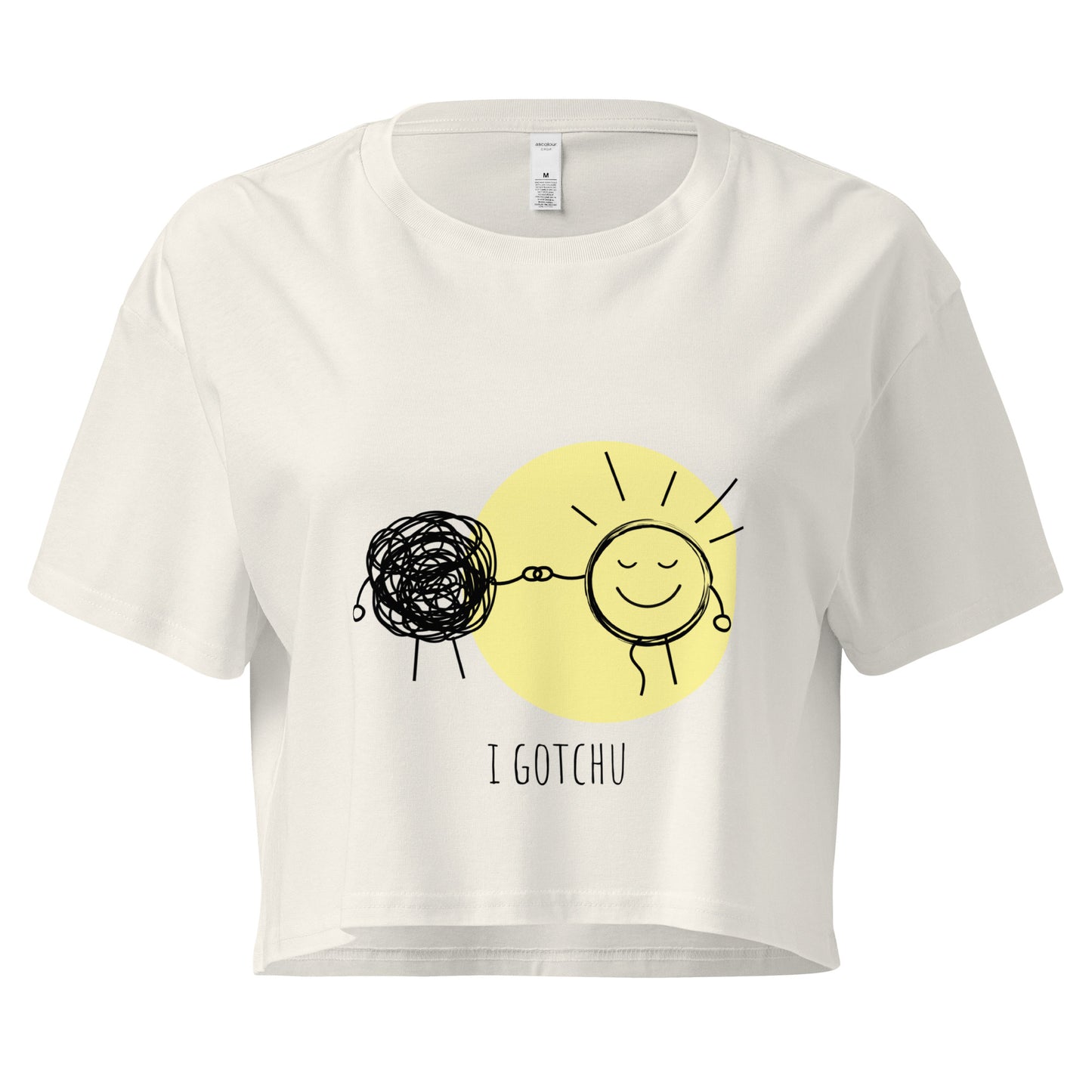 I Gotchu Women’s crop top-ArtsyFartsy