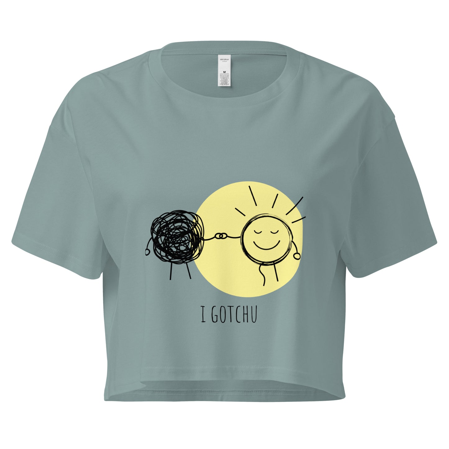 I Gotchu Women’s crop top-ArtsyFartsy