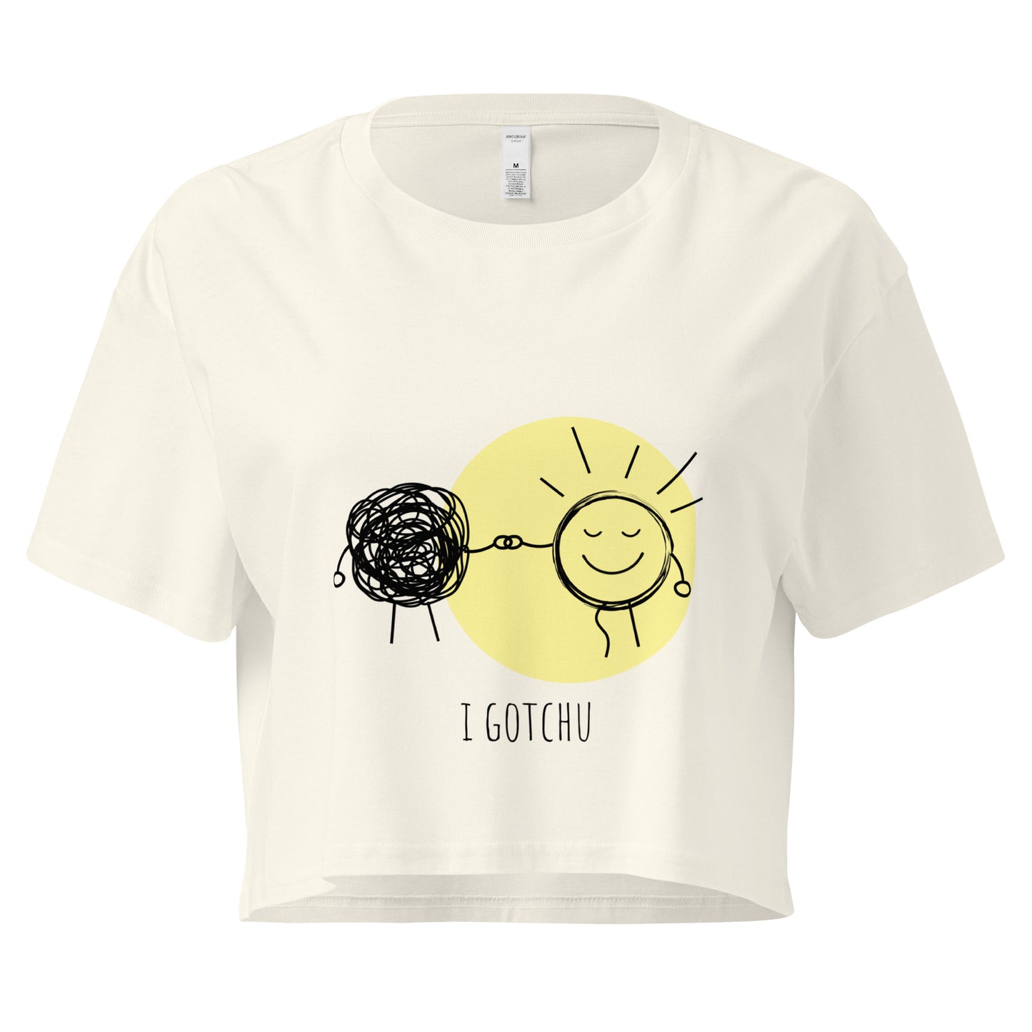 I Gotchu Women’s crop top-ArtsyFartsy