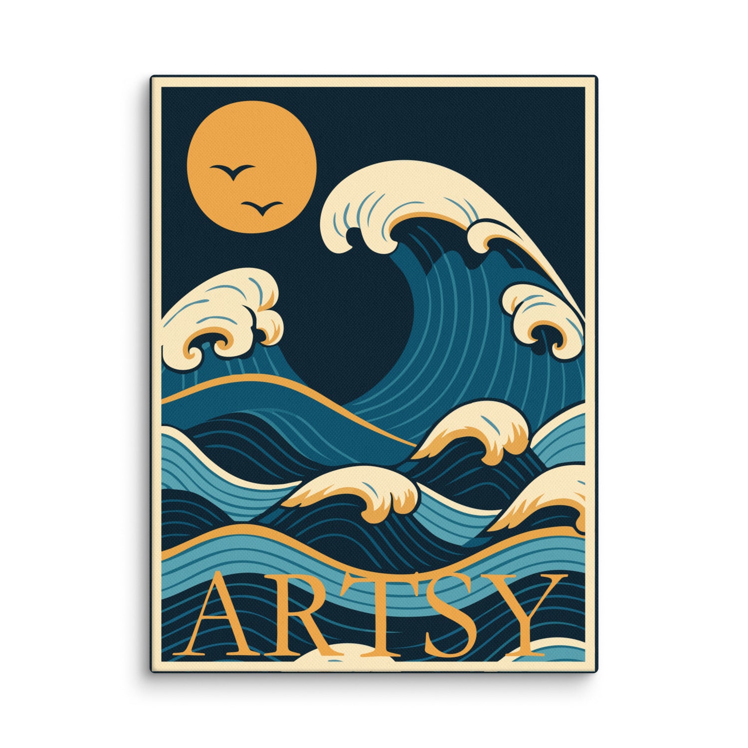 Ocean's Rhythm 12x16 Canvas canvas Default Title