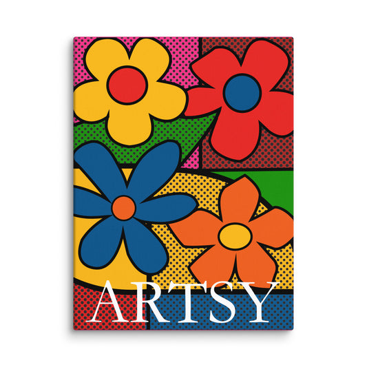 Pop Blooms 12x16 Canvas pop-blooms-12x16-canvas Default Title