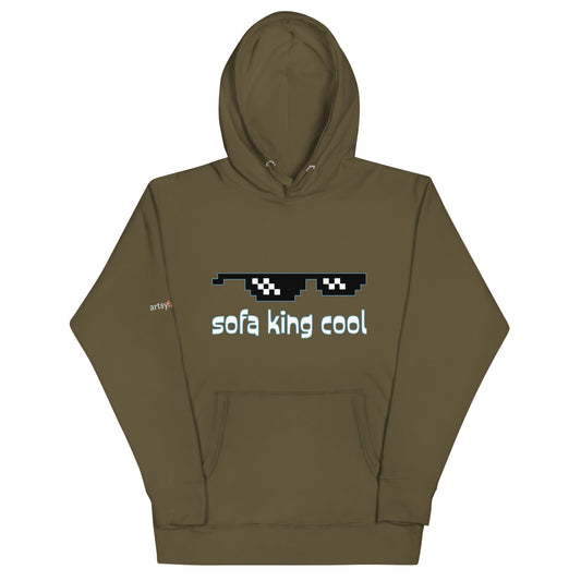Sofa King Cool Unisex Hoodie sofa-king-cool-unisex-hoodie Maroon