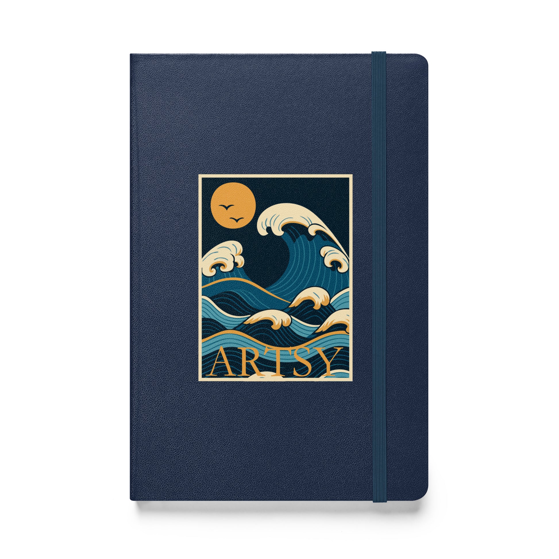 Ocean's Rhythm Hardcover bound notebook oceans-rhythm-hardcover-bound-notebook Default Title