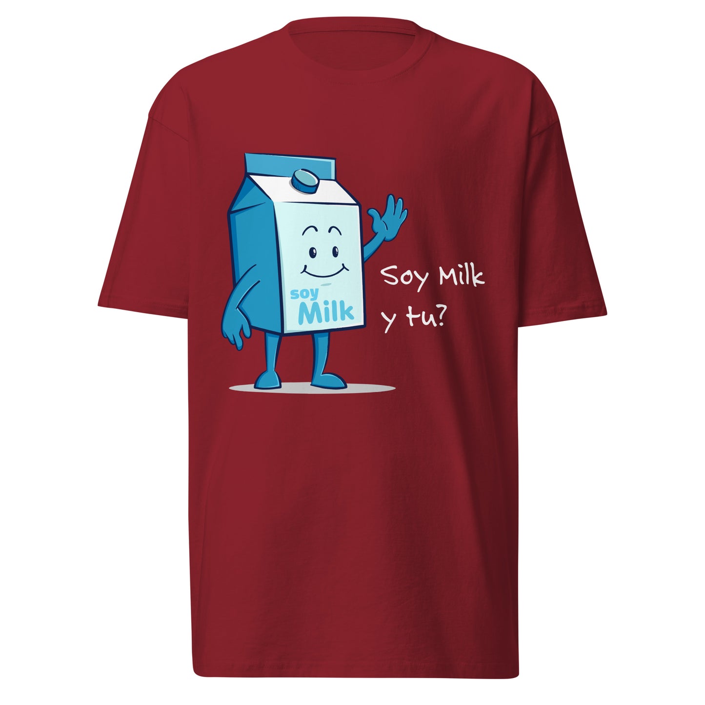 Soy Milk Men’s premium heavyweight tee - Mens-ArtsyFartsy