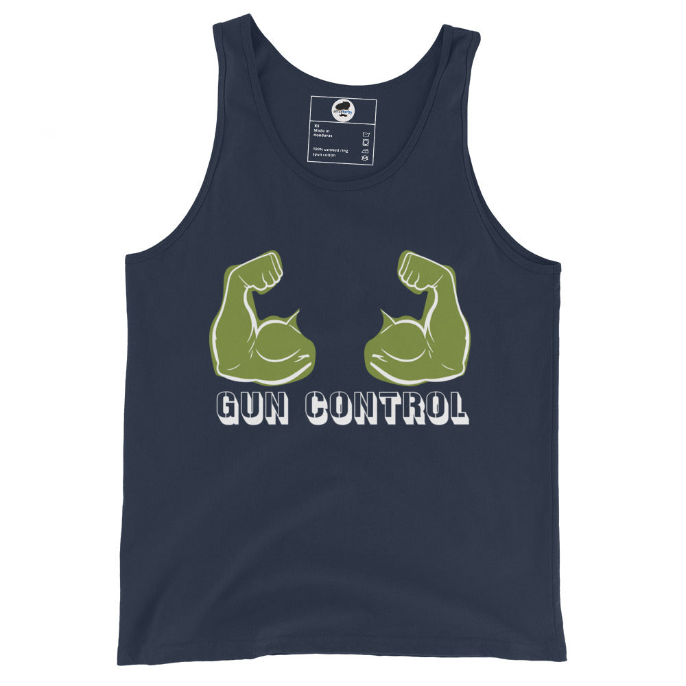 Gun Control mens-tank-top Black