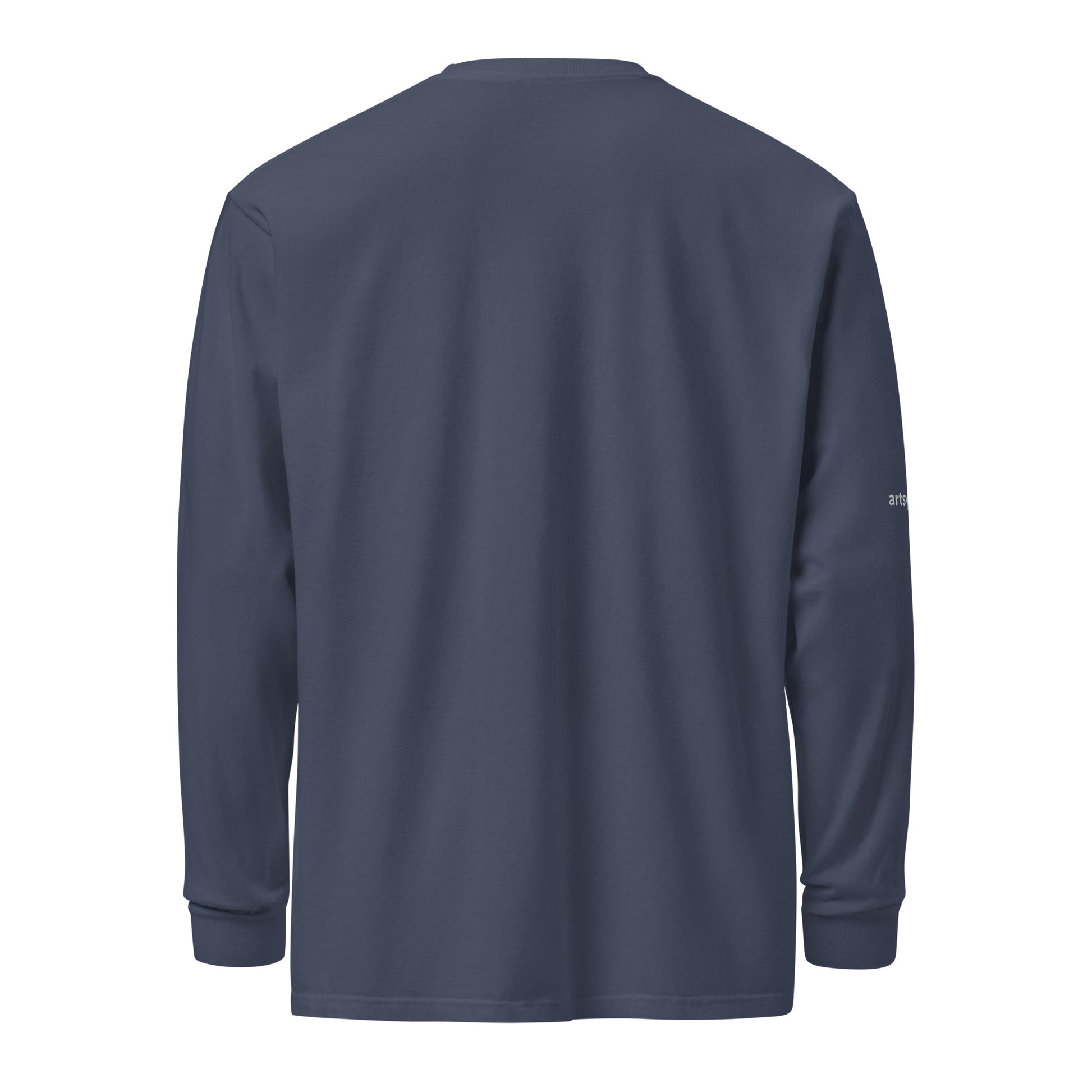  smile-all-the-time-garment-dyed-heavyweight-long-sleeve-shirt Black