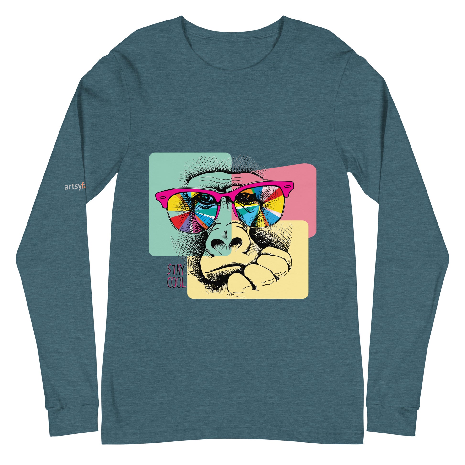  stay-cool-unisex-long-sleeve-tee Heather Forest