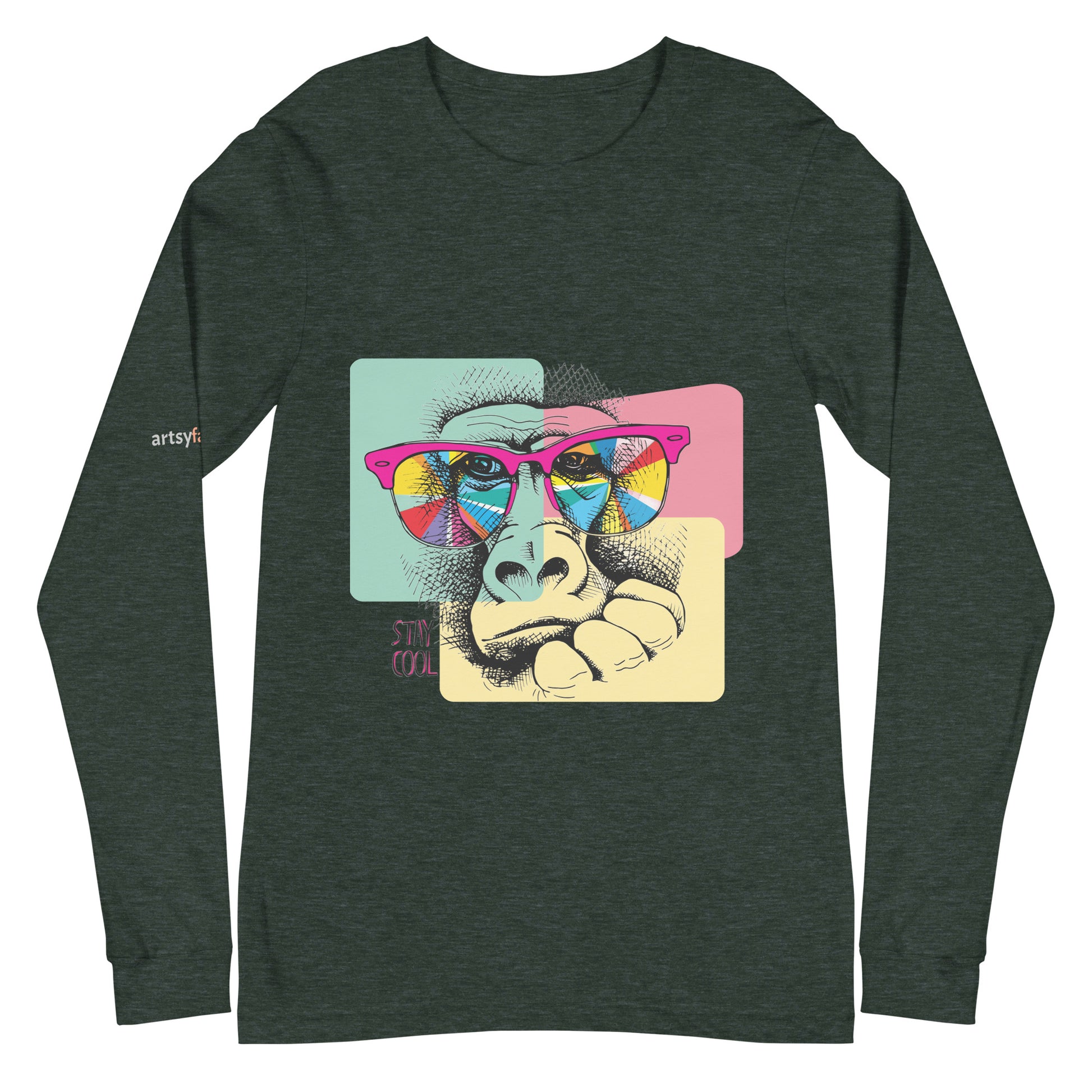  stay-cool-unisex-long-sleeve-tee Maroon