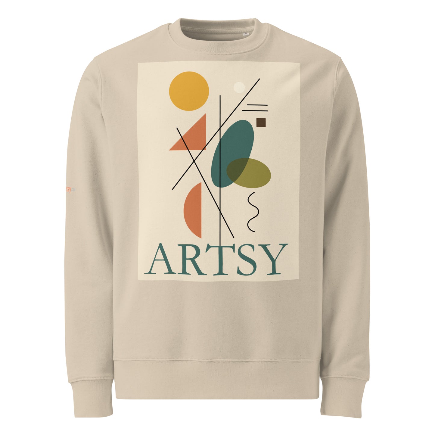 Bauhaus Balance Unisex organic sweatshirt unisex-organic-sweatshirt Black