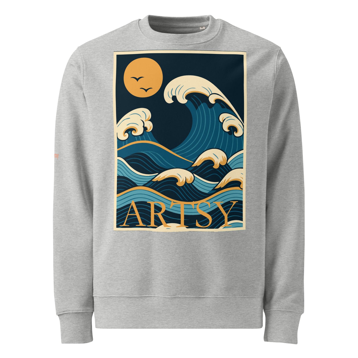  oceans-rhythm-unisex-organic-sweatshirt Desert Dust