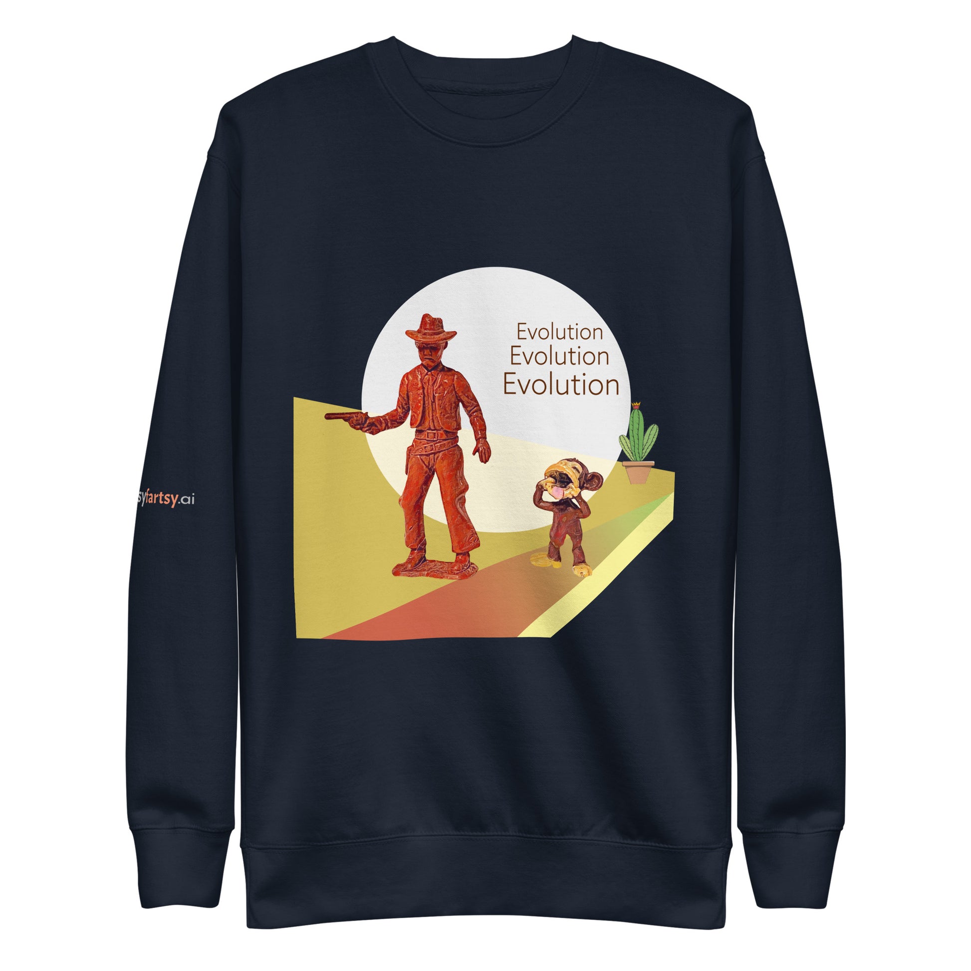  evolution-unisex-premium-sweatshirt Navy Blazer