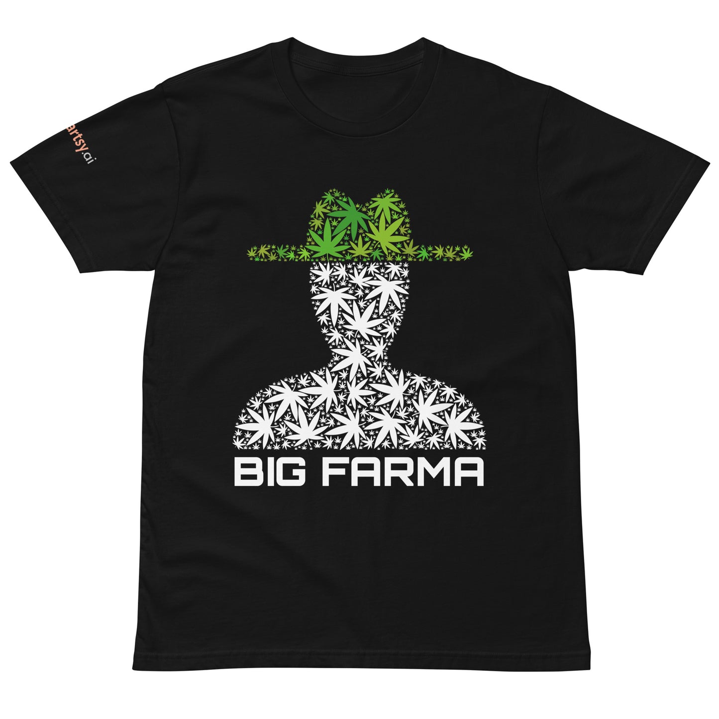 Big Farma Unisex premium T-Shirt - Dark Edition-ArtsyFartsy