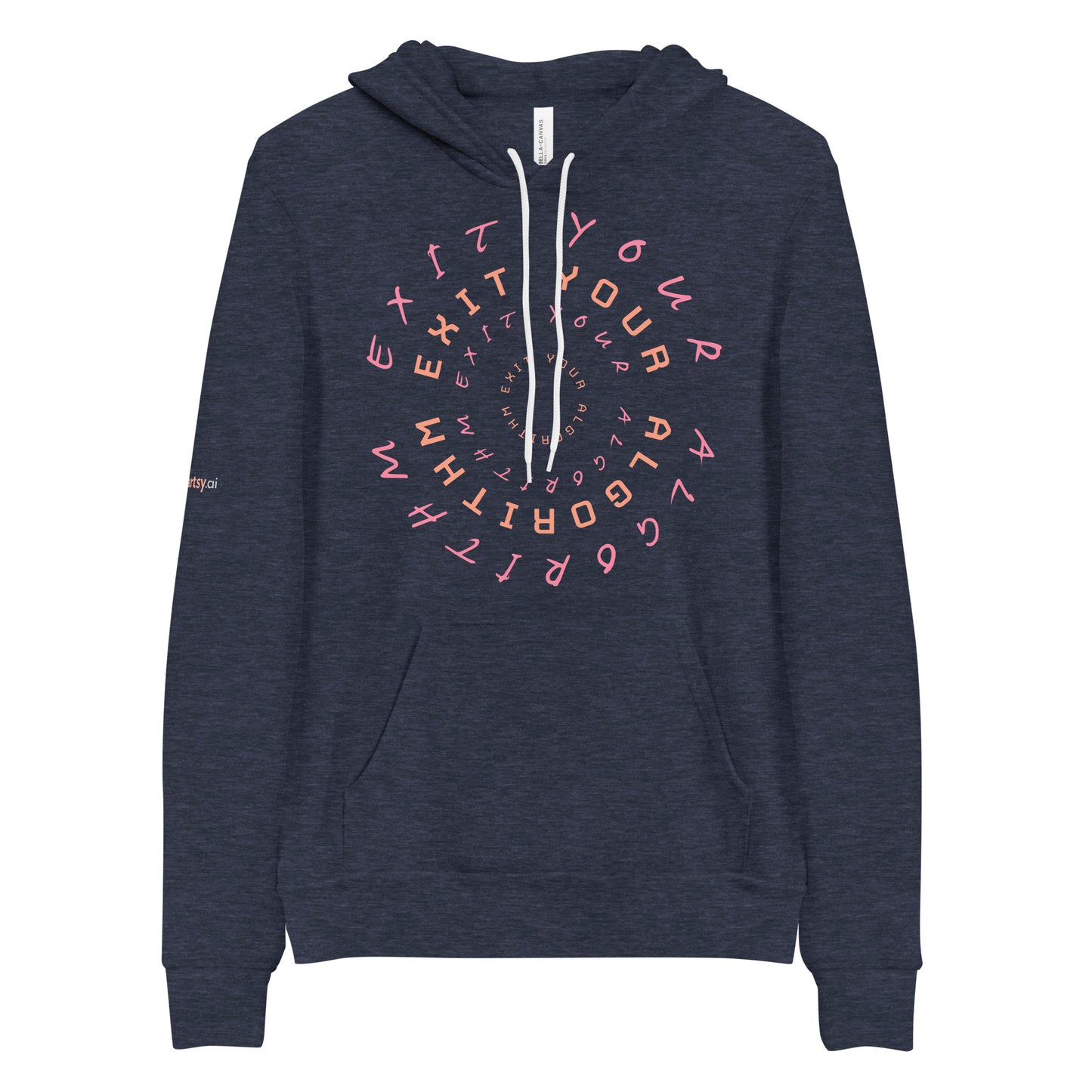 Exit Your Algorithm Unisex hoodie exit-your-algorithm-unisex-hoodie Black