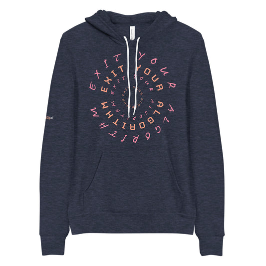 Exit Your Algorithm Unisex hoodie exit-your-algorithm-unisex-hoodie Black