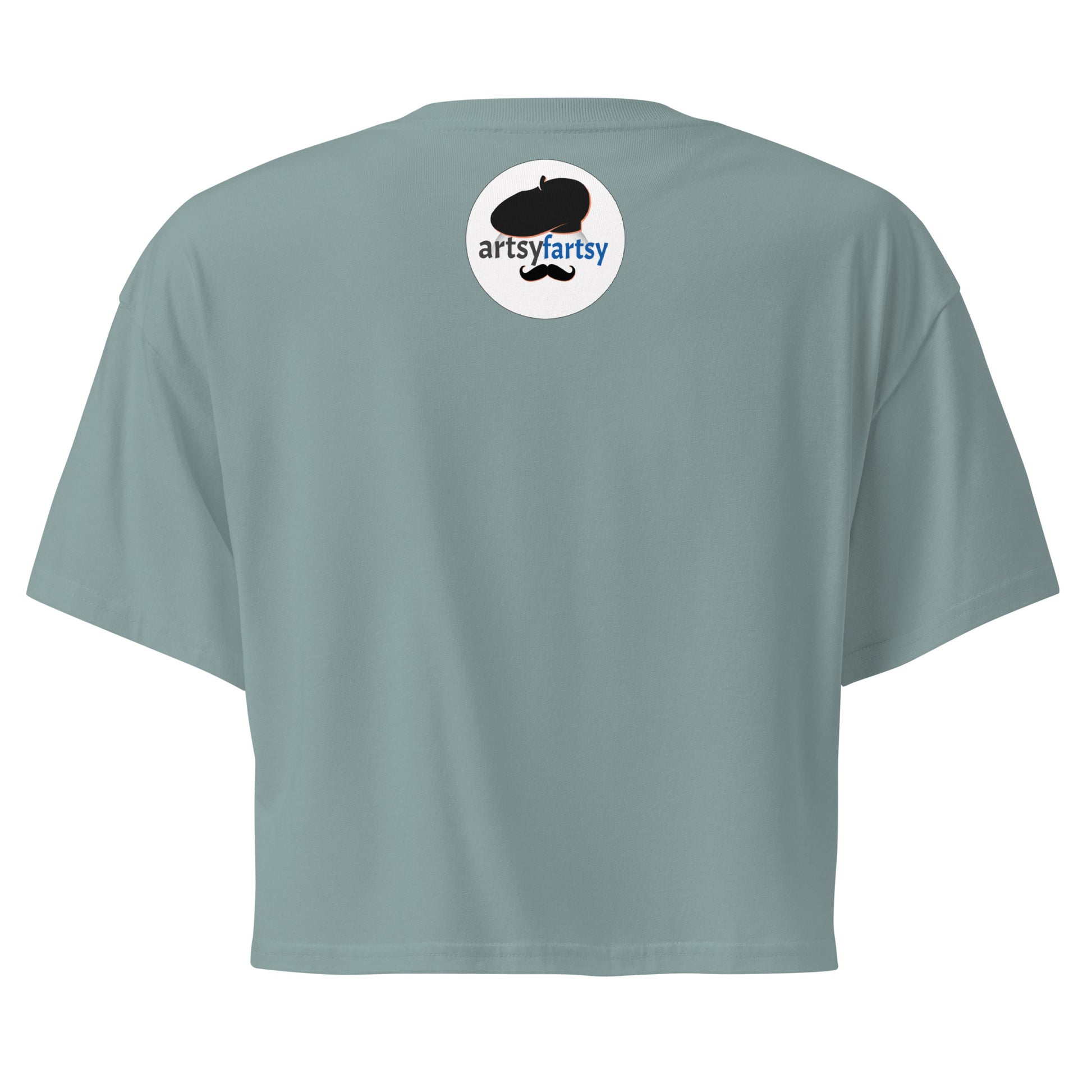 No Talking Before Coffee women’s crop top - Dark Edition-ArtsyFartsy
