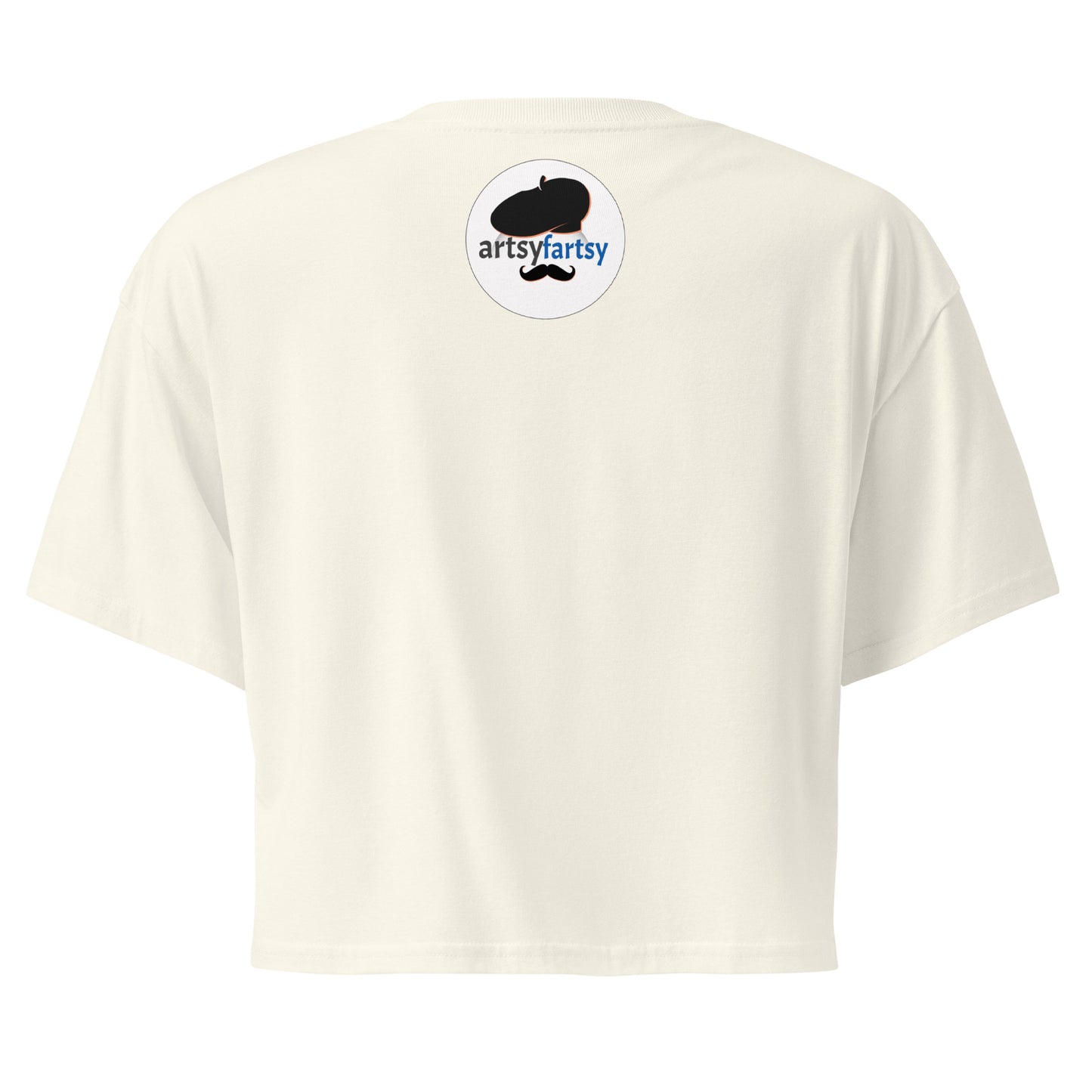 Like & Share Women’s crop top-ArtsyFartsy