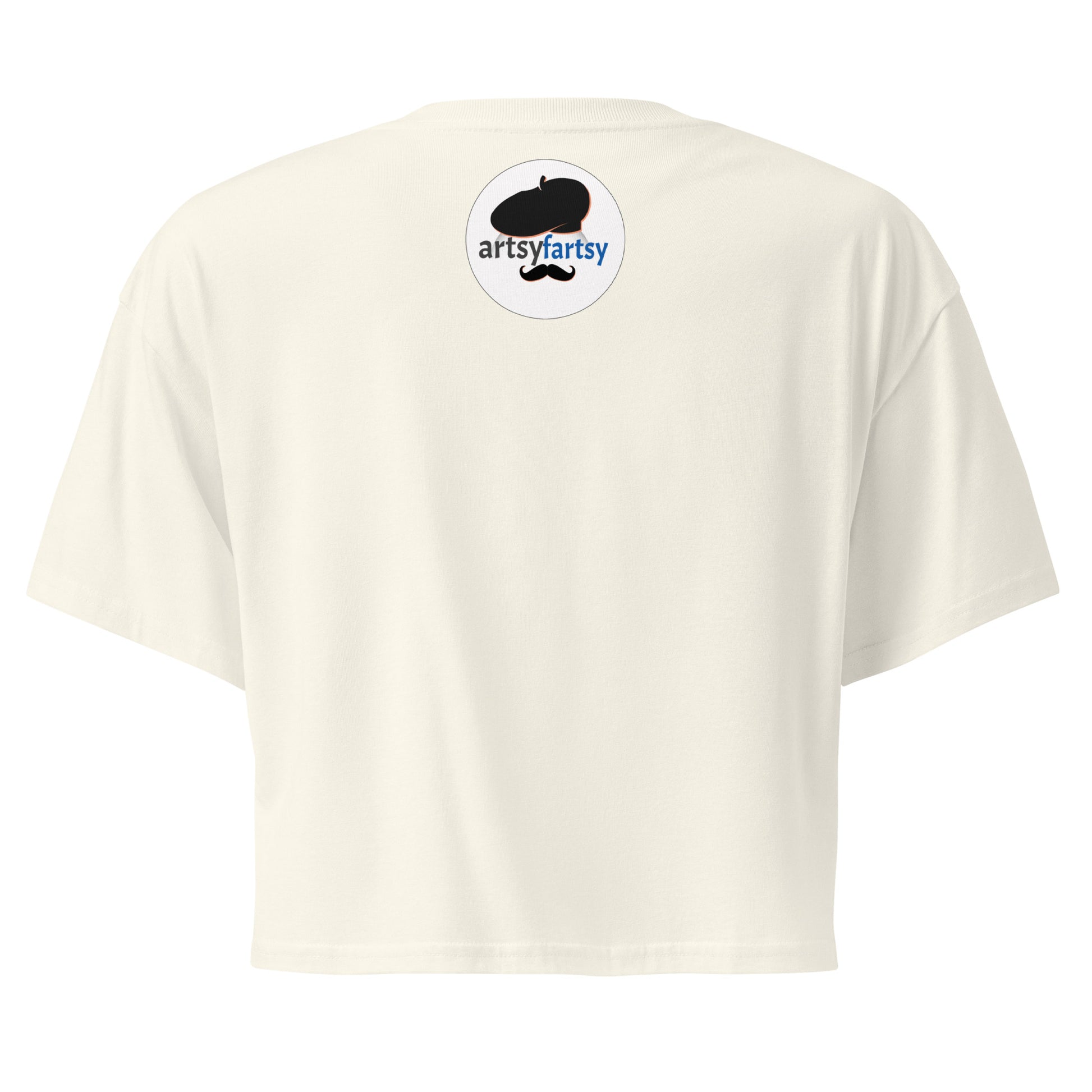 Like & Share Women’s crop top-ArtsyFartsy
